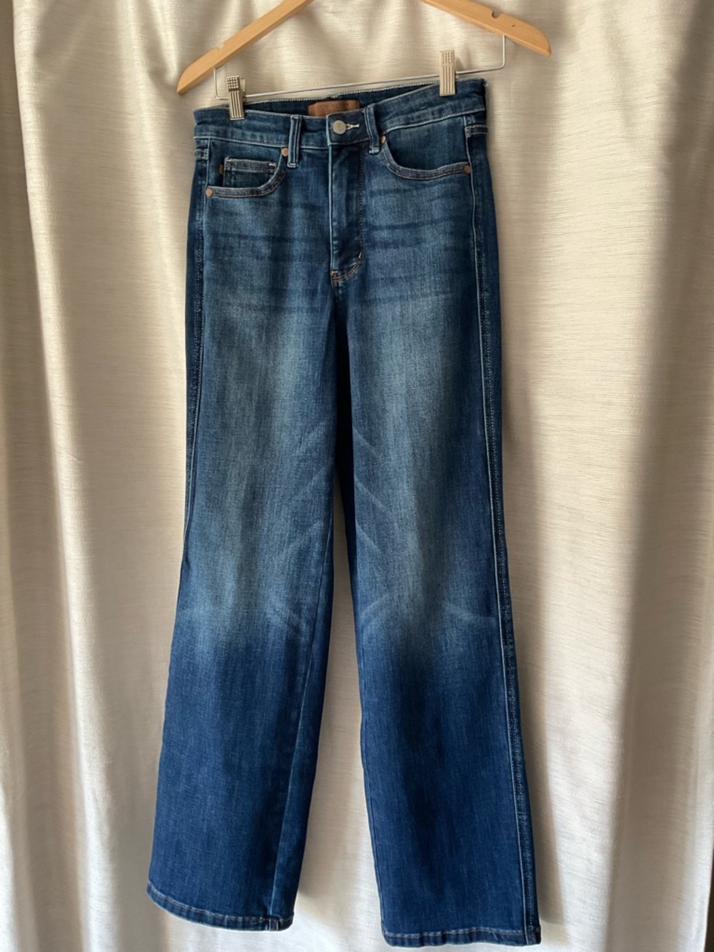 Judy Blue jeans, high rise, straight leg, size 7/28